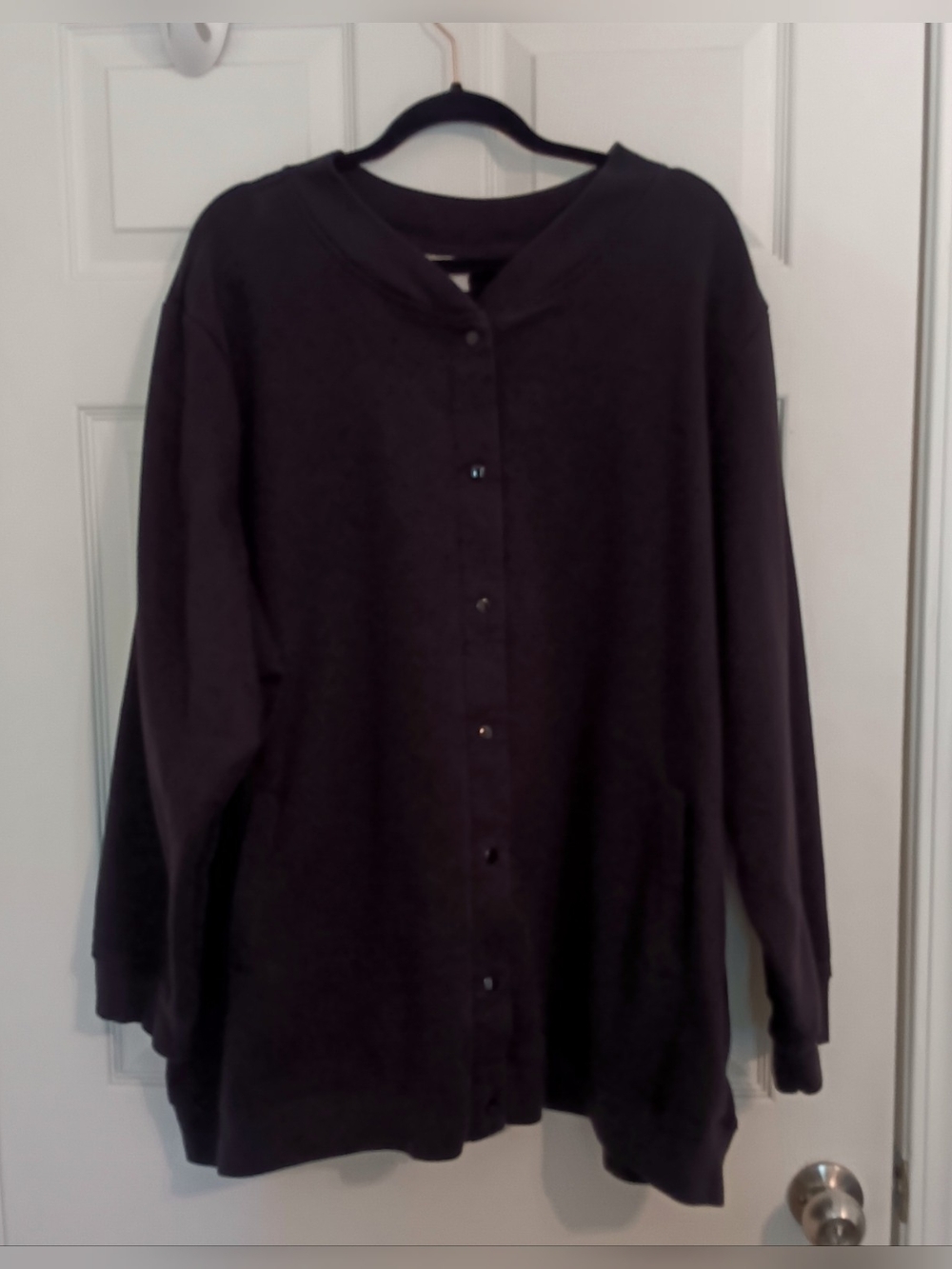 🌟3/$15 Woman Within 34/36 4X Black Button Jacket